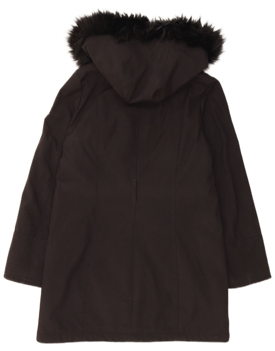 Dkny Damen-Parka mit Kapuze, UK 10, Größe S, Schwarz, Polyester