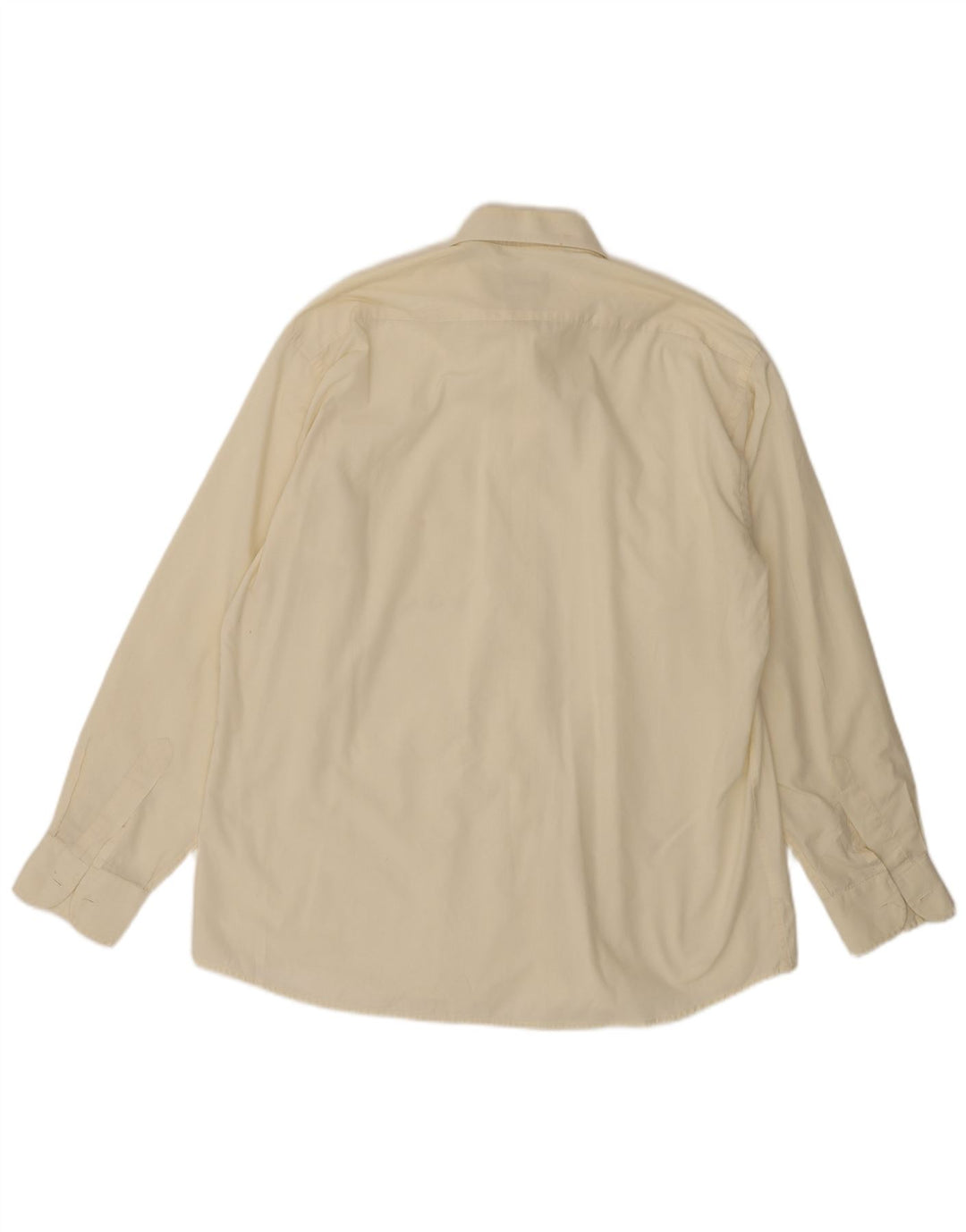 PIERRE CARDIN Herrenhemd Größe 42 16 1/2 Große cremefarbene Baumwolle