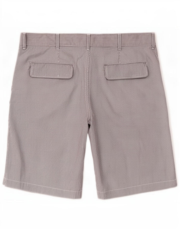 Benetton Herren Freizeitshorts IT 48 Medium W38 Blau gestreift