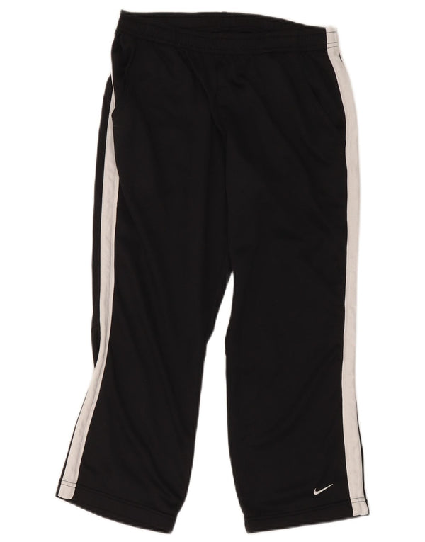 Nike Damen Dri Fit Trainingshose US 0/2 XS Schwarz Farbblock