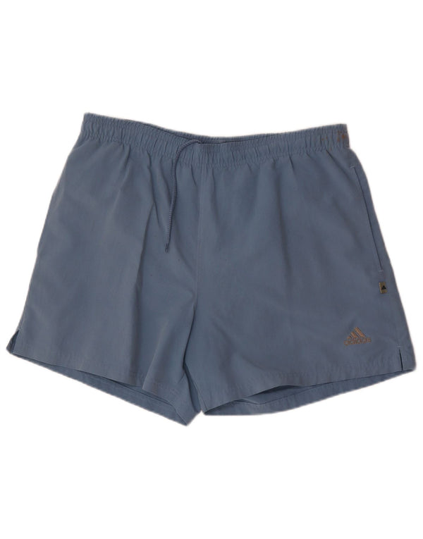 Adidas Herren Sportshorts, groß, aus blauem Polyester