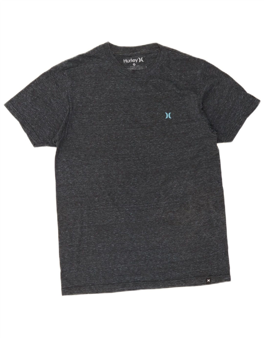 Hurley Herren-T-Shirt mit Grafik, mittelgraue Baumwolle