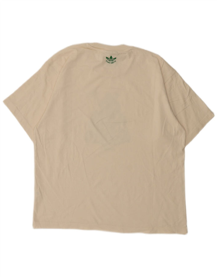 Adidas Herren Graphic T-Shirt Top Mittelweiß