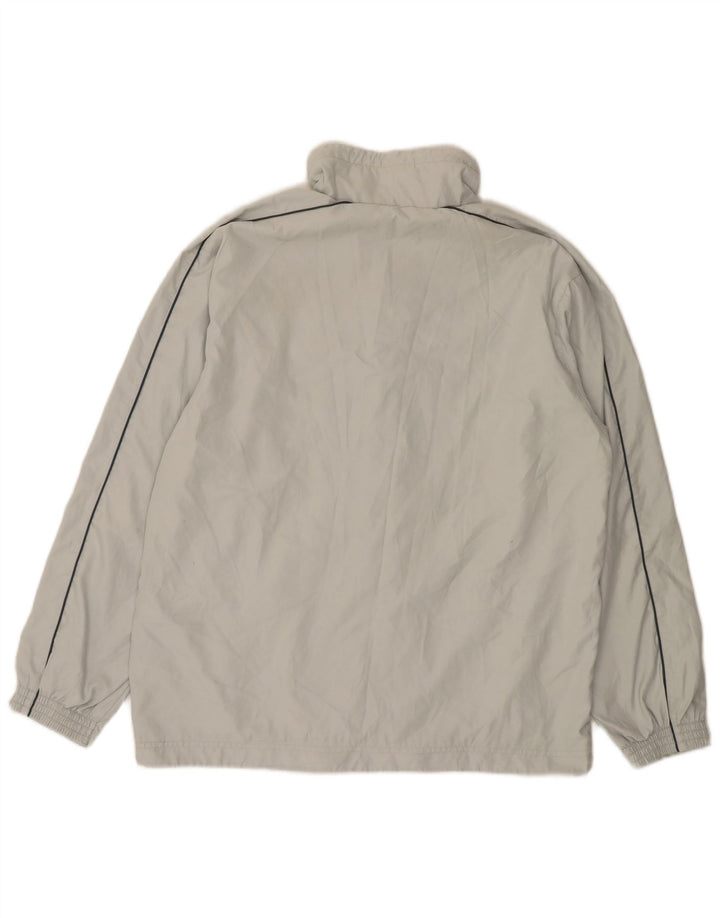 Champion Herren-Trainingsanzugoberjacke aus mittelgrauem Polyester