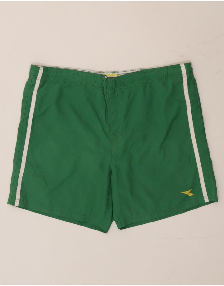 Diadora Herren Badeshorts 2XL Grün Polyester