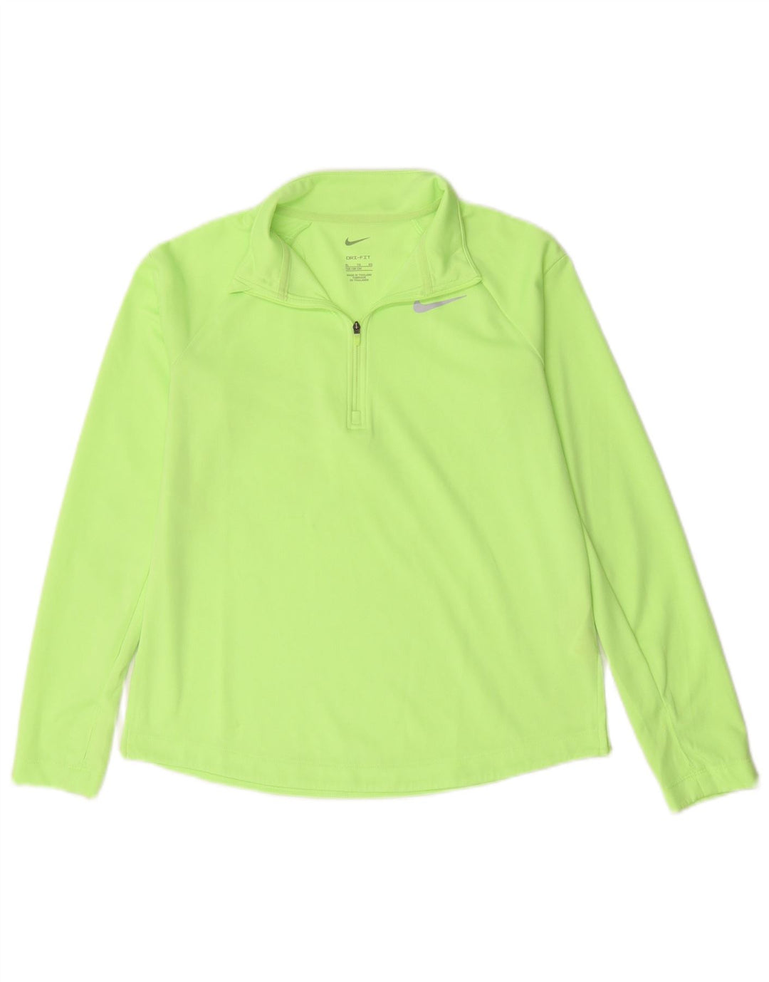 Nike Jungen Dri Fit Pullover-Trainingsoberteil mit Reißverschluss, 13–14 Jahre, Grün