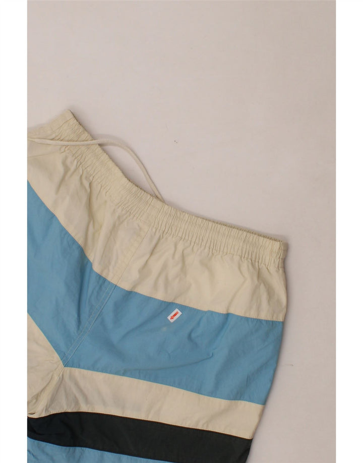 FILA Mens Graphic Swimming Shorts IT 50 Large  Multicoloured Striped Vintage Fila and Second-Hand Fila from Messina Hembry 