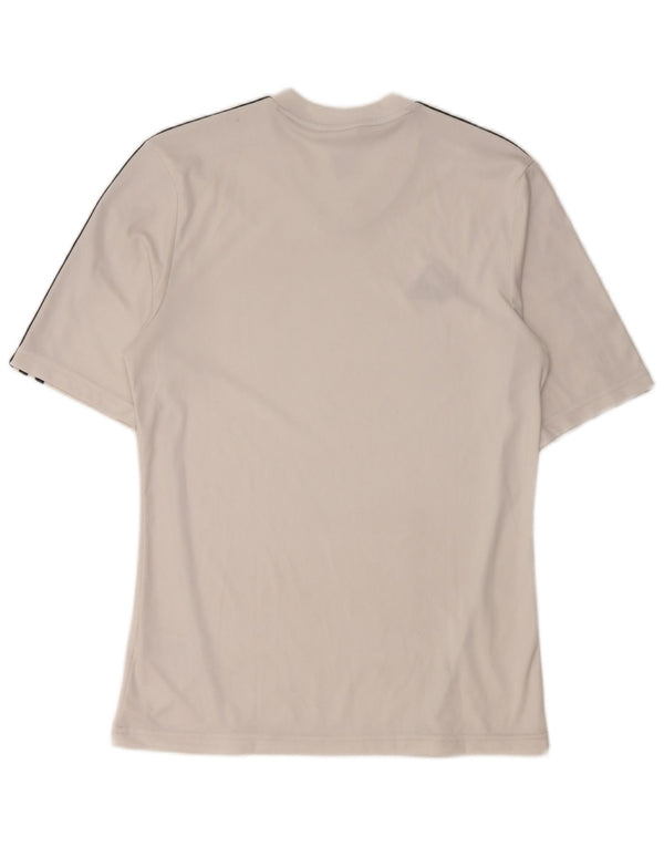 Adidas Mens Climalite T-Shirt Top Small White Polyester