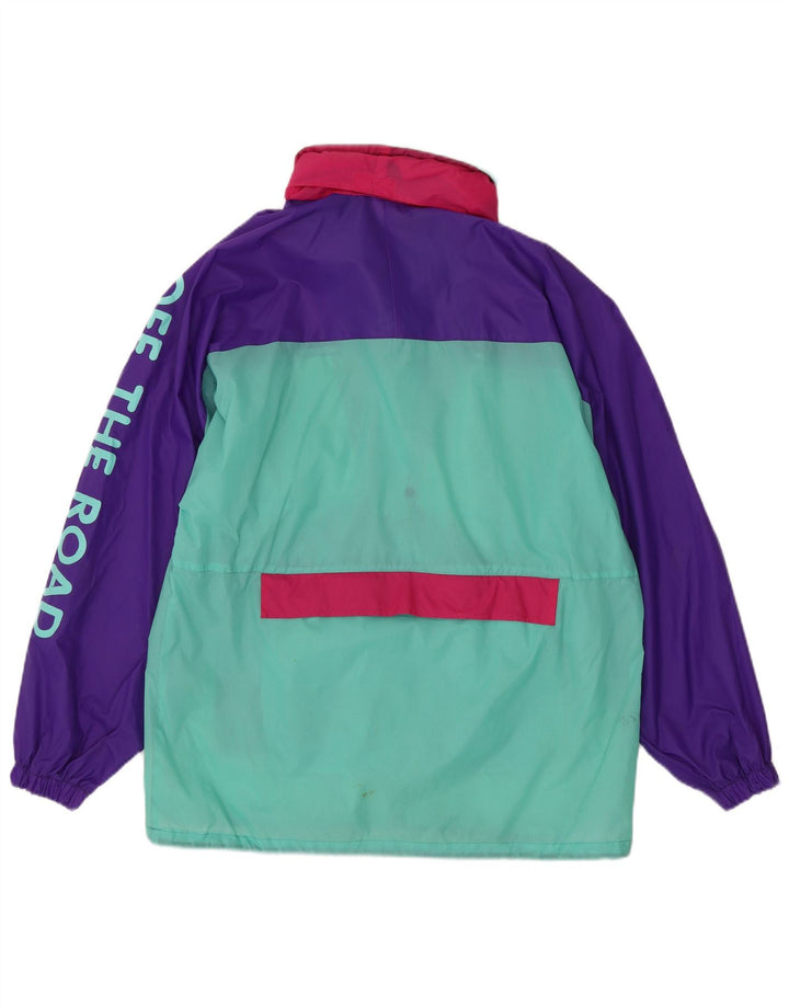 K-Way Herren-Regenjacke mit Grafik, UK 38, mittelgroß, mehrfarbig, Farbblock