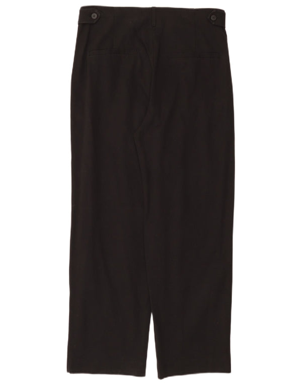 Massimo Dutti Damen-Anzughose mit hoher Taille, EU 40, Mittel W30 L28, Schwarz