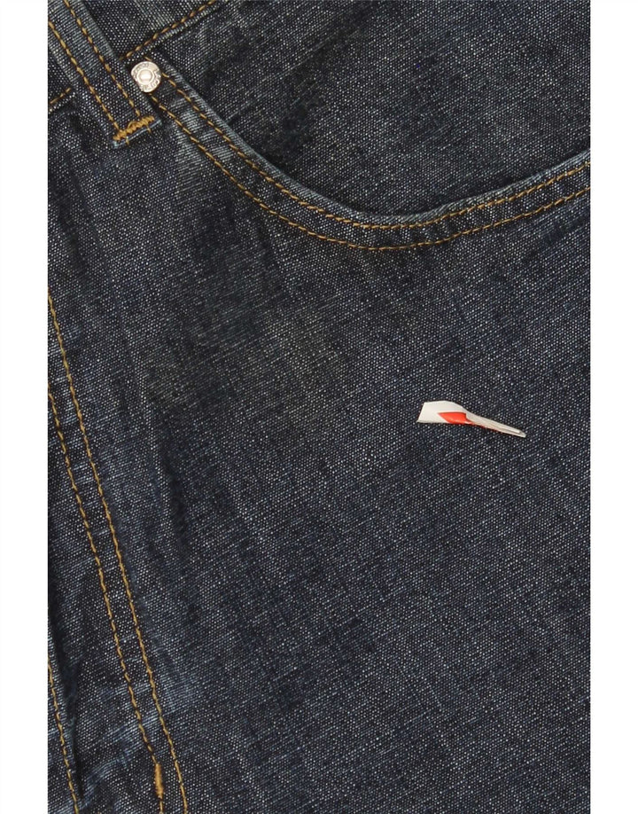 Lacoste Herren Straight Jeans Größe 42 Mittel W32 L28 Marineblau Baumwolle