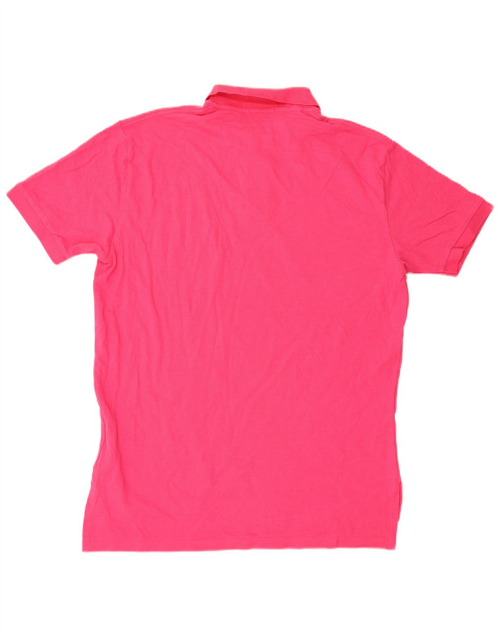 Polo Ralph Lauren Herren-Hemd, groß, rosa, Baumwolle