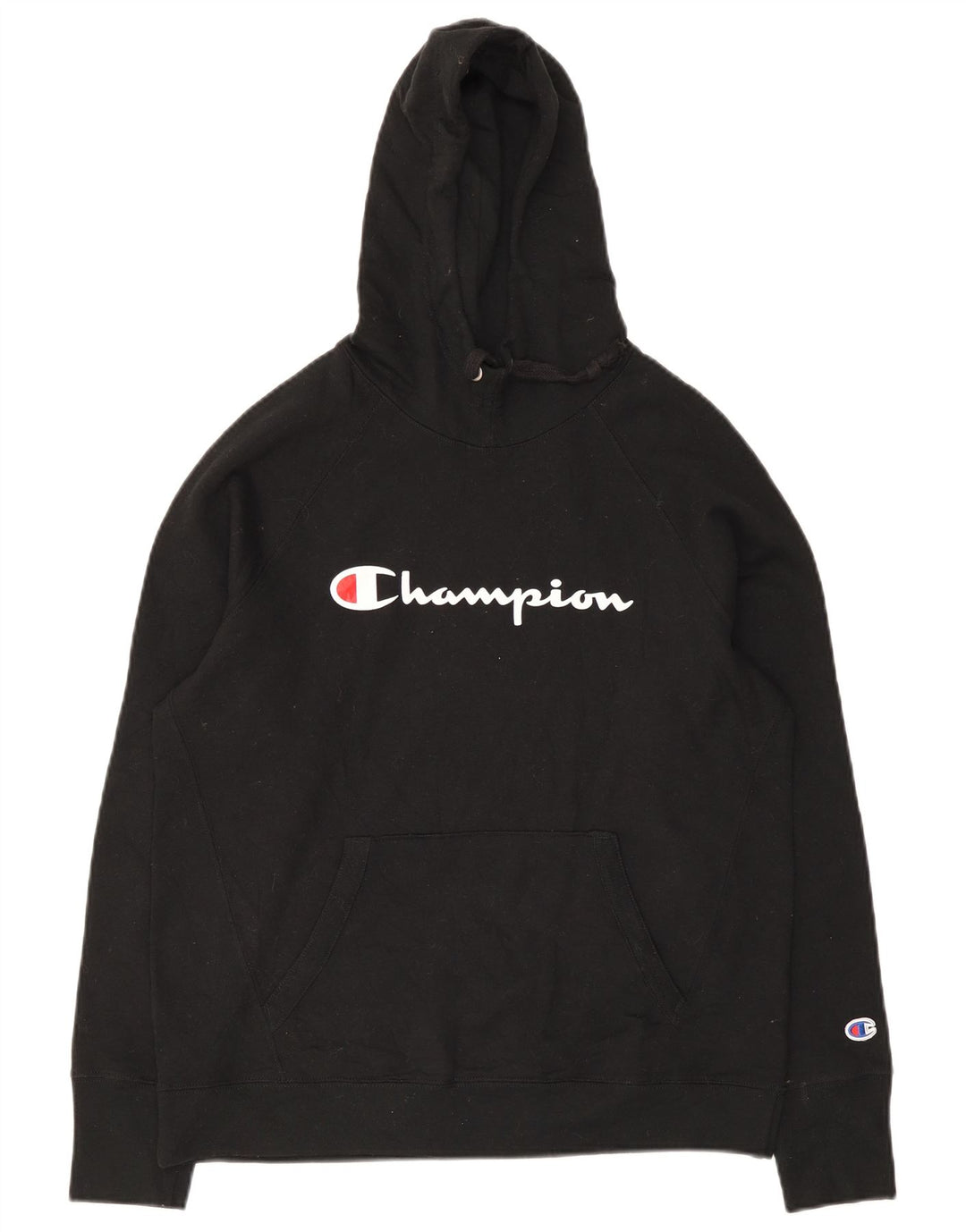 Champion Herren-Kapuzenpullover mit Grafik, mittelschwarz, Polyester
