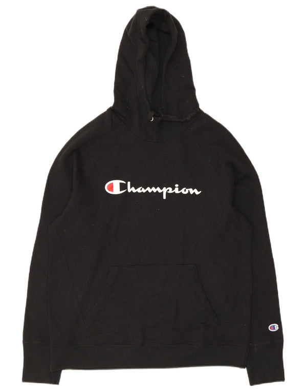 Champion Herren-Kapuzenpullover mit Grafik, mittelschwarz, Polyester