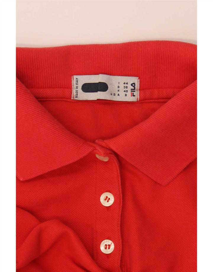 Fila Damen Poloshirt IT 44 Mittelrot