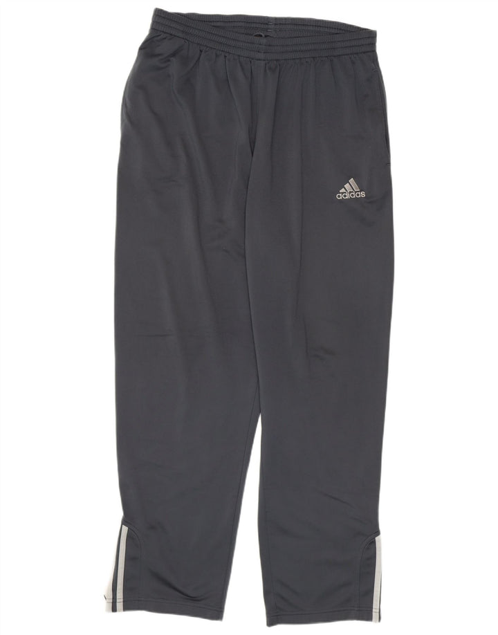 ADIDAS Herren-Trainingshose, Größe 42/44, groß, marineblau, Polyester