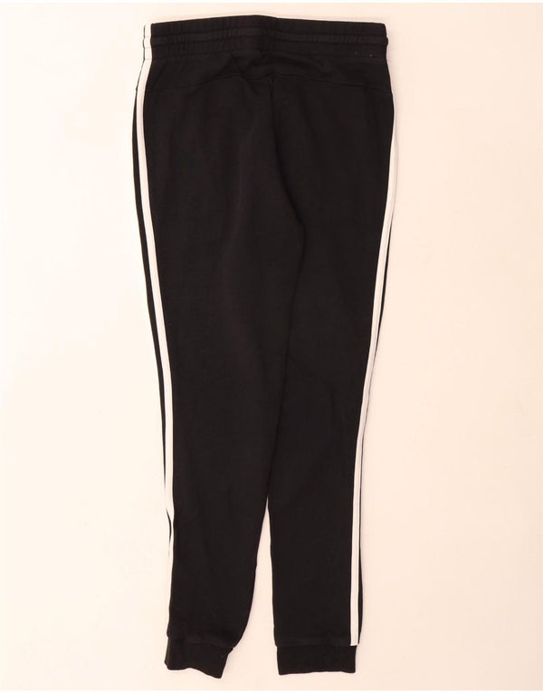 Adidas Damen Trainingshose Jogger UK 8/10 Small Schwarz Baumwolle