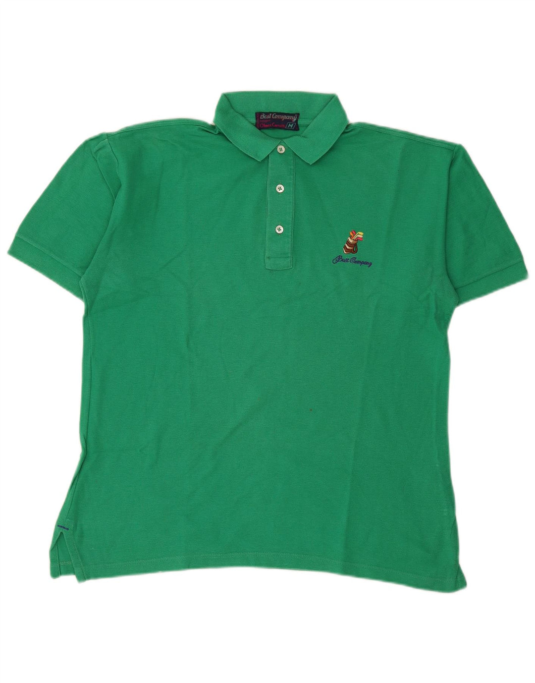 BEST COMPANY Herren-Poloshirt aus mittelgrüner Baumwolle