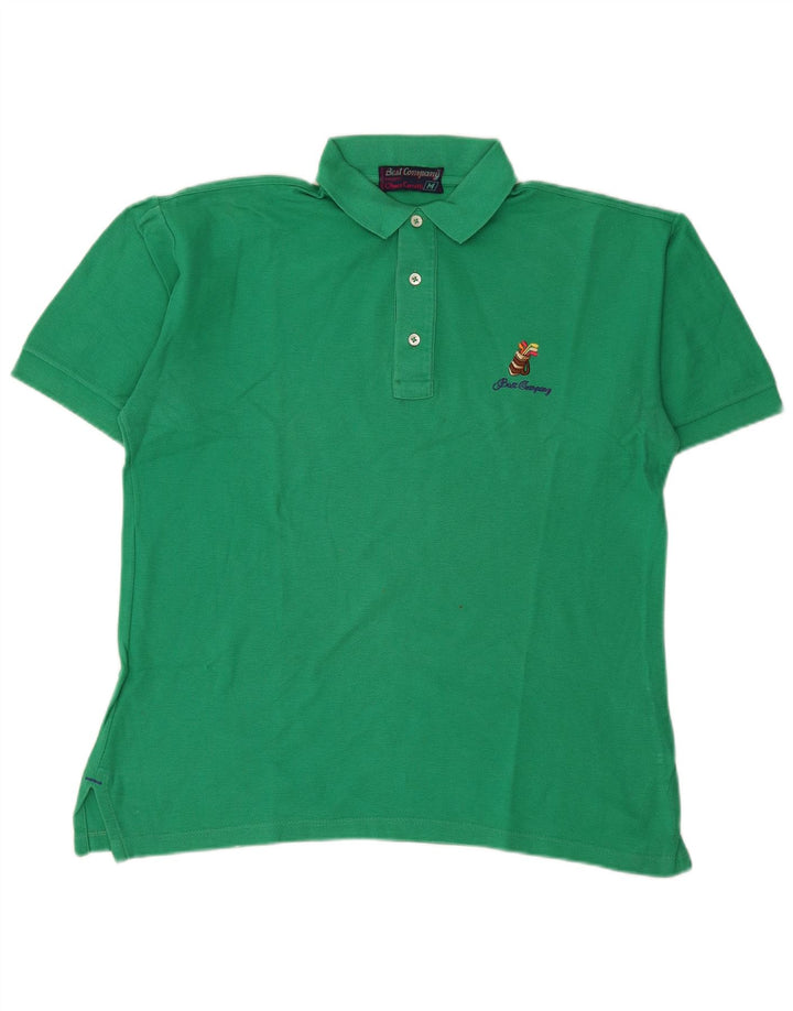 BEST COMPANY Herren-Poloshirt aus mittelgrüner Baumwolle