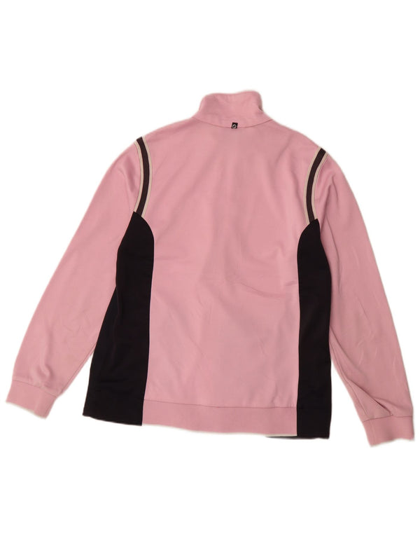 Lotto Damen-Trainingsanzug-Top-Jacke, UK 14, mittelrosa, Farbblock