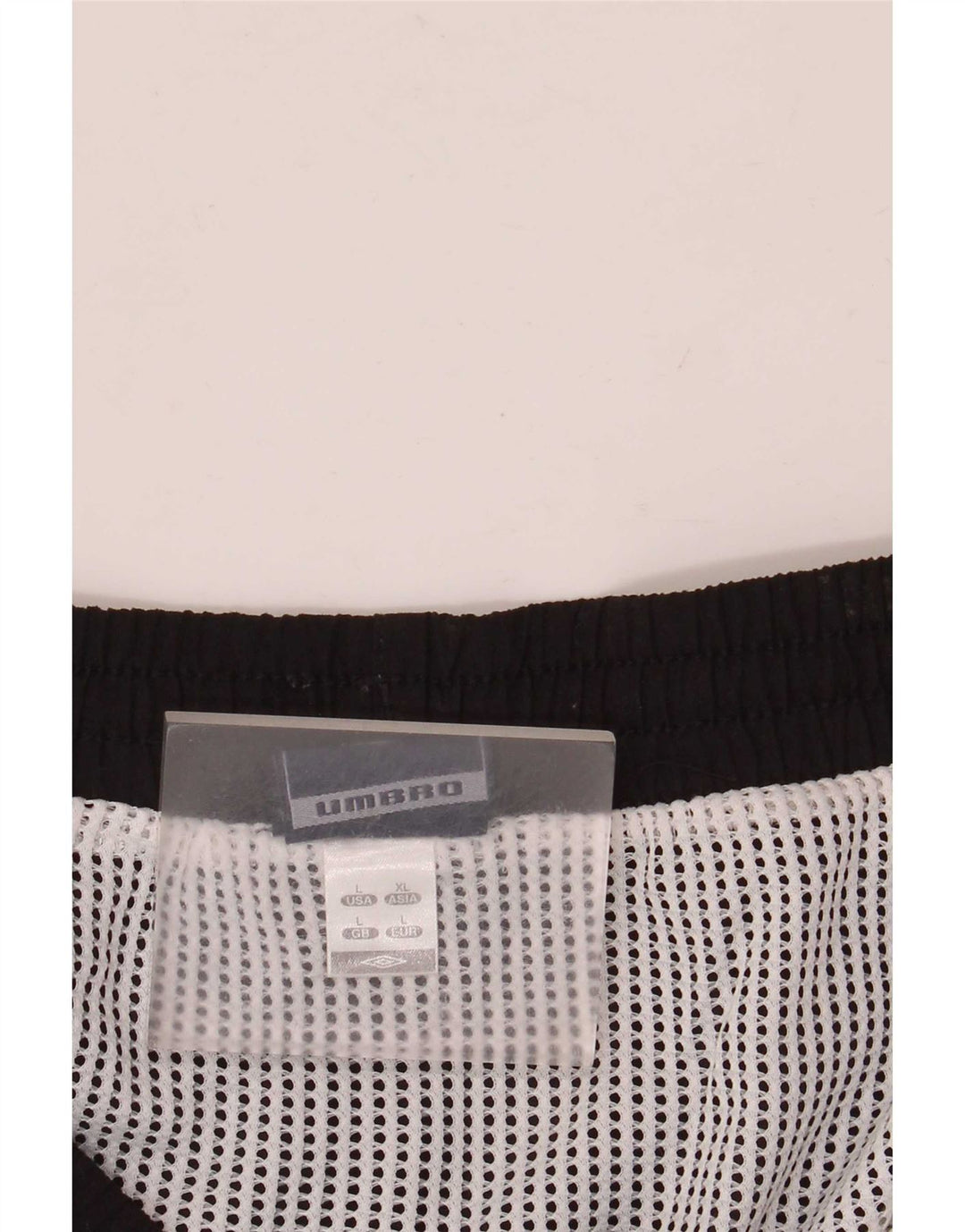 Umbro Herren-Sportshorts, groß, Schwarz, Farbblock