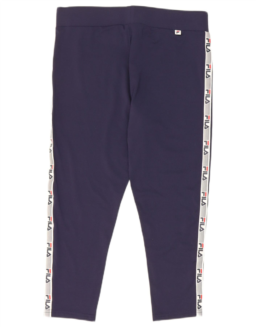 Fila Damen-Capri-Leggings mit Grafik, UK 14, Mittel, Marineblau, Farbblock