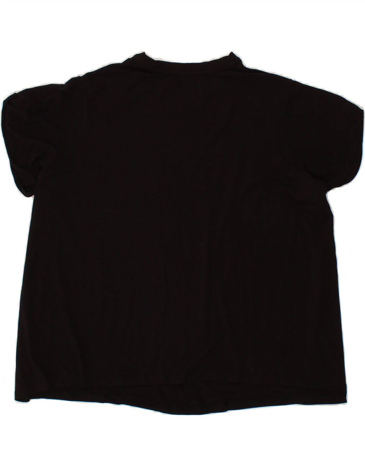 DKNY Mens Graphic T-Shirt Top Large Black Vintage Dkny and Second-Hand Dkny from Messina Hembry 