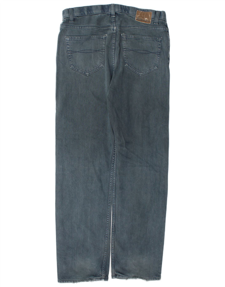 Marks & Spencer Herren Blue Harbor Straight Jeans W34 L33 Blaue Baumwolle