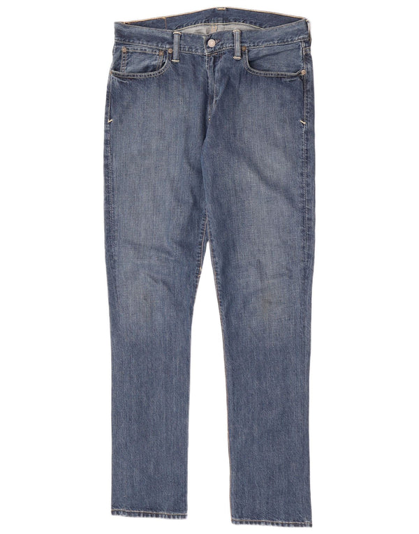 Polo Ralph Lauren Herren Skinny Jeans W32 L34 Blaue Baumwolle