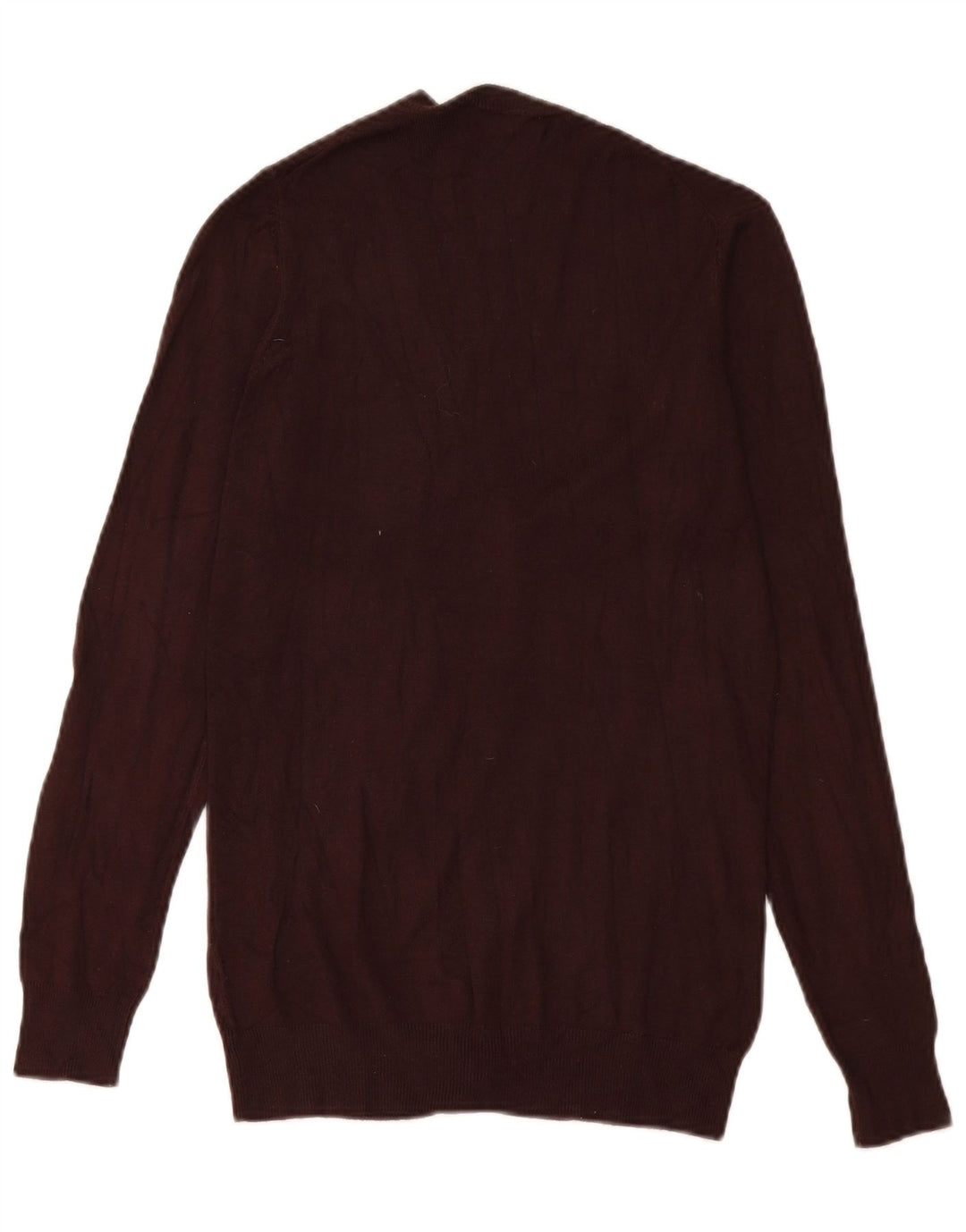 Zara Damen Strickjacke UK 12 Mittelbraune Viskose