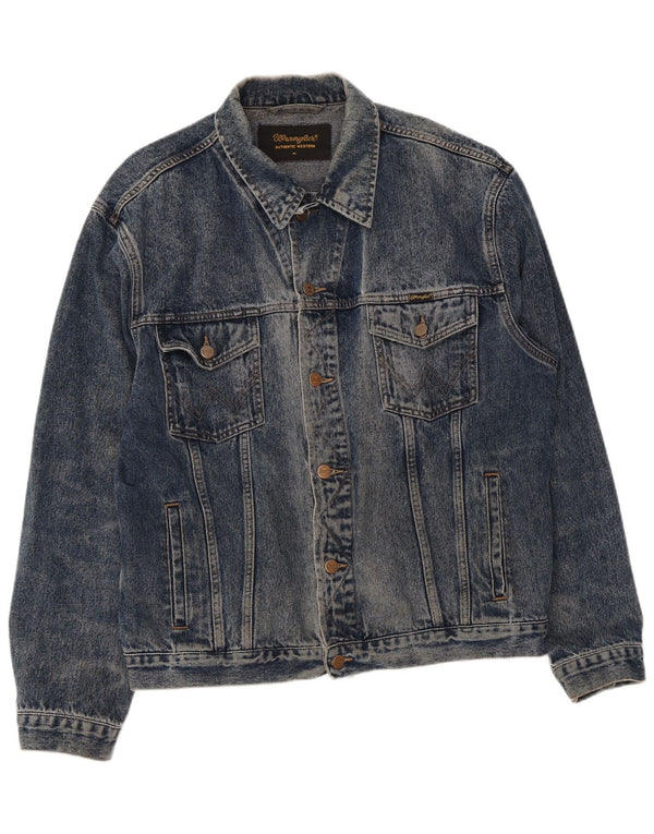 Wrangler Herren Jeansjacke UK 42 XL Blaue Baumwolle