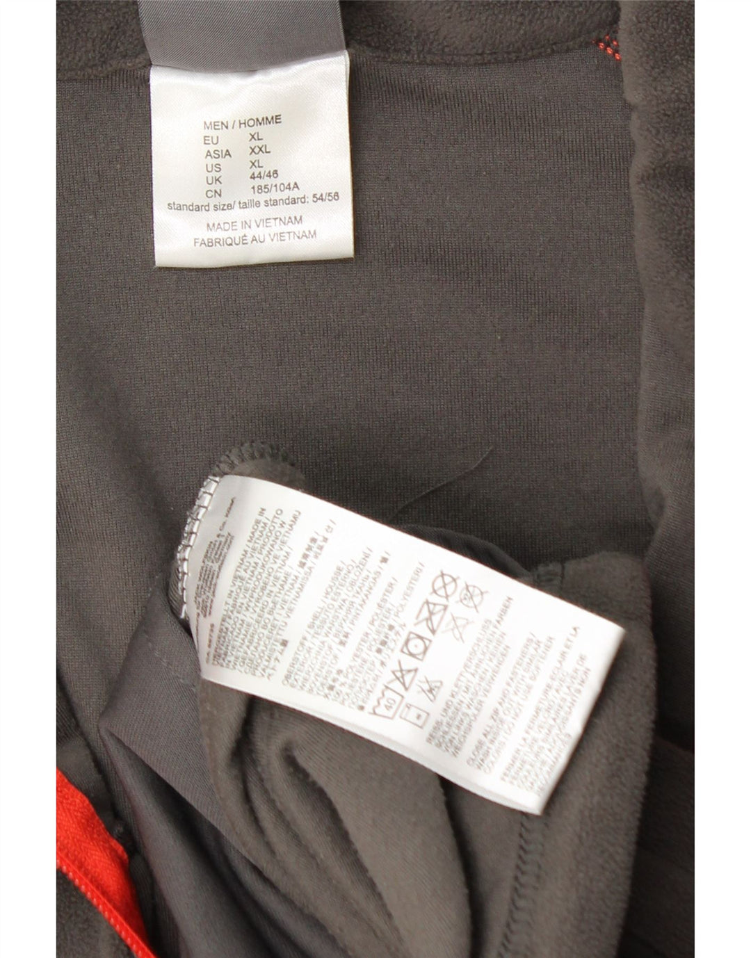 Jack Wolfskin Herren Fleecejacke UK 44/46 XL Grau Polyester