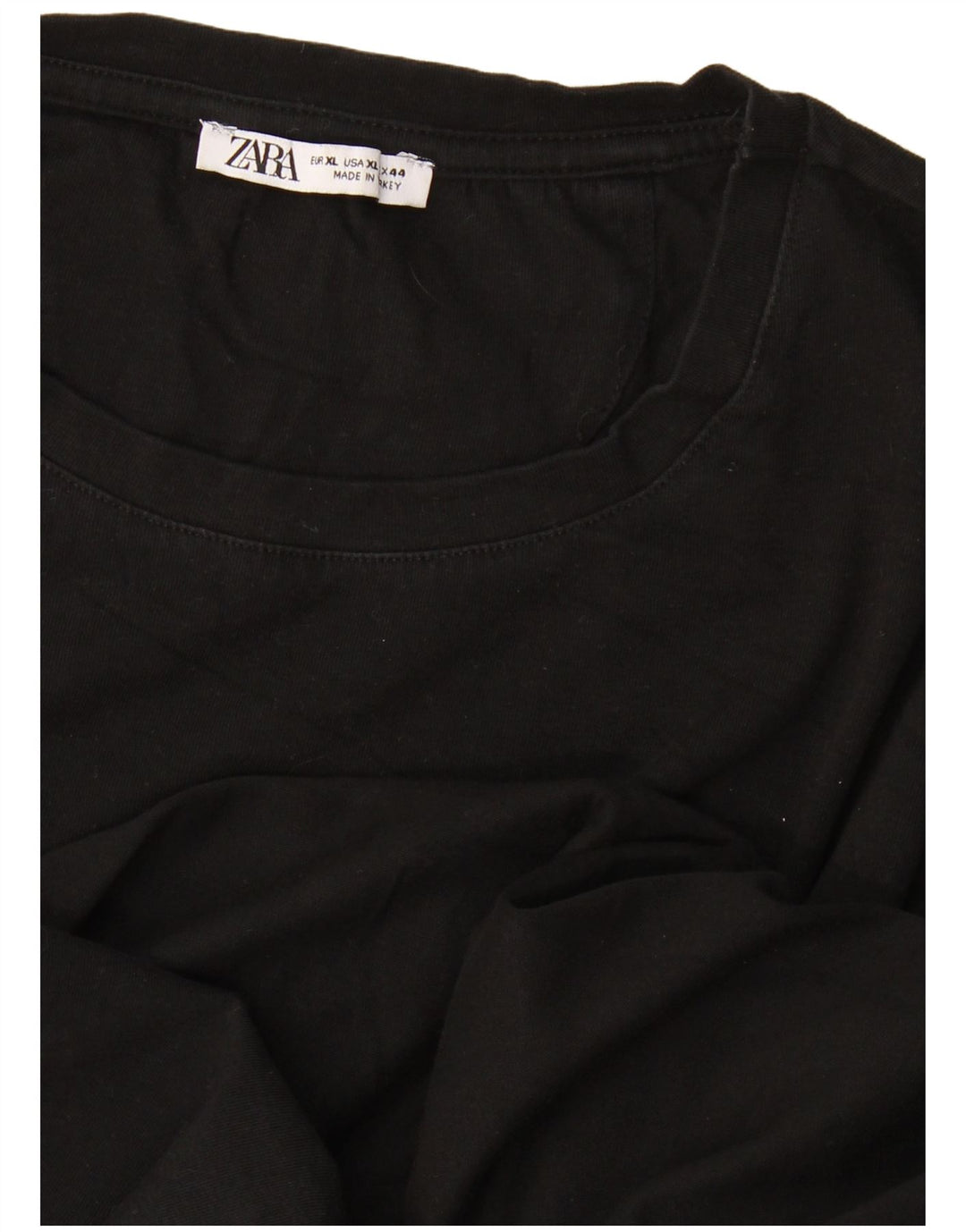 Zara Herren Top Langarm XL Schwarz