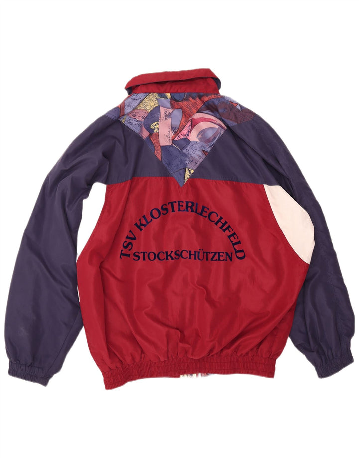 VINTAGE Herren-Trainingsanzugoberteil mit Grafik, 2XL, Marineblau, Farbblock