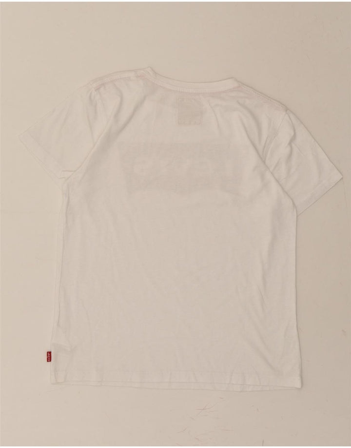 LEVI'S Boys Graphic T-Shirt Top 11-12 Years White Cotton Vintage Levi's and Second-Hand Levi's from Messina Hembry 