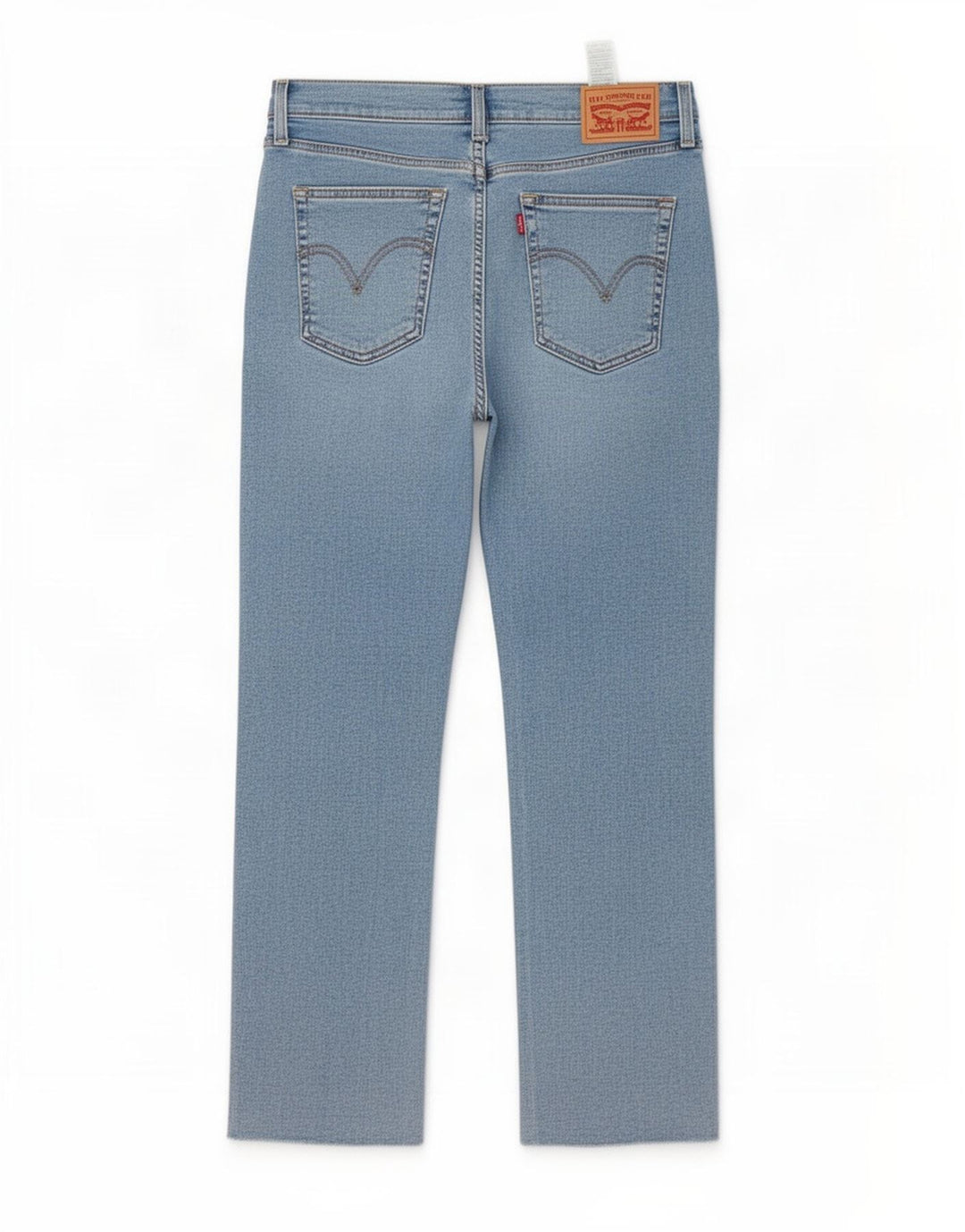 Levi's Damen Distressed Straight Jeans W30 L27 Blaue Baumwolle