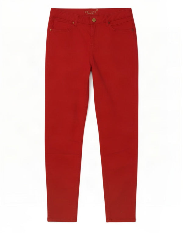 Marks & Spencer Damen Per Una Jegging Jeans UK 14 Large W30 L29 Rote Baumwolle