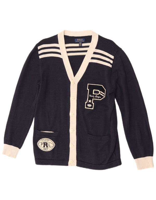 Polo Ralph Lauren Jungen-Strickjacke, 15–16 Jahre, XL, Marineblau