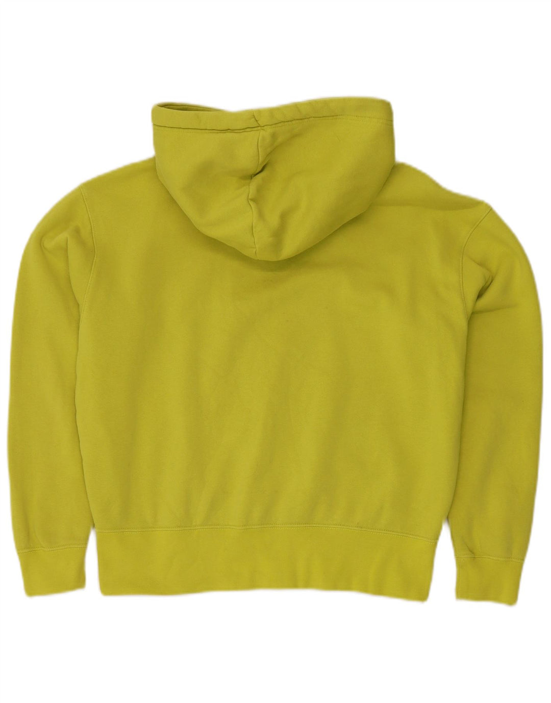 NIKE Damen-Pullover mit übergroßem Kapuzenpullover, Gr. 6, XS, gelbe Baumwolle