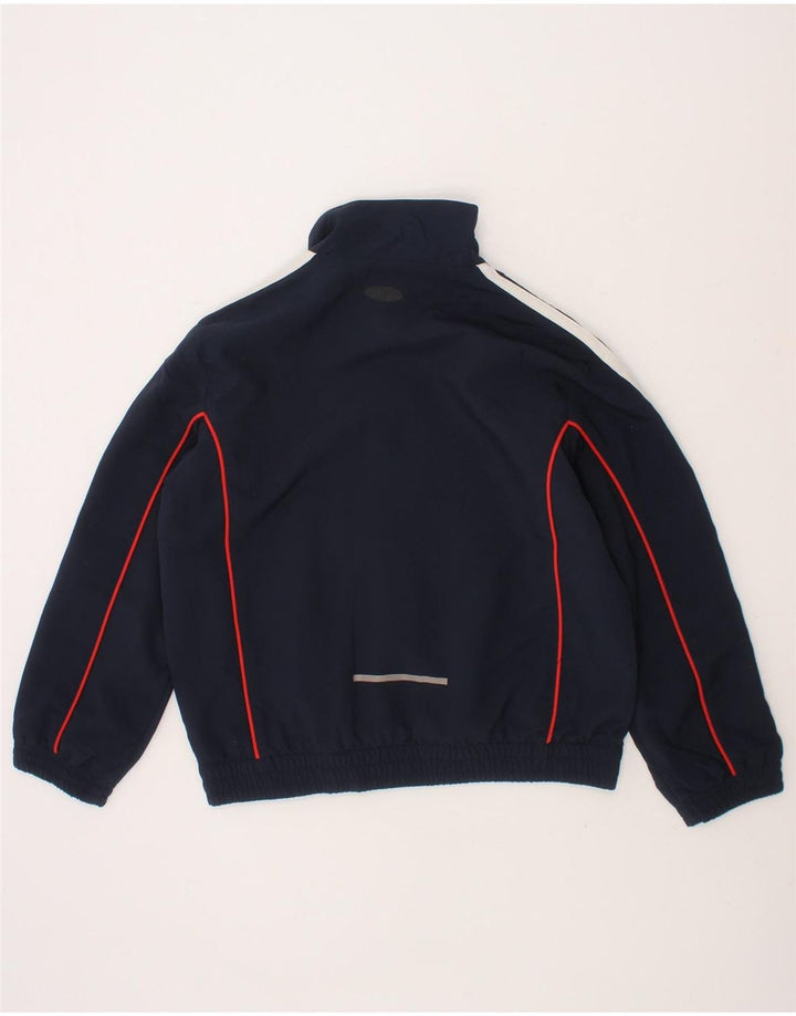 ADIDAS Boys Tracksuit Top Jacket 5-6 Years Navy Blue Polyester Vintage Adidas and Second-Hand Adidas from Messina Hembry 
