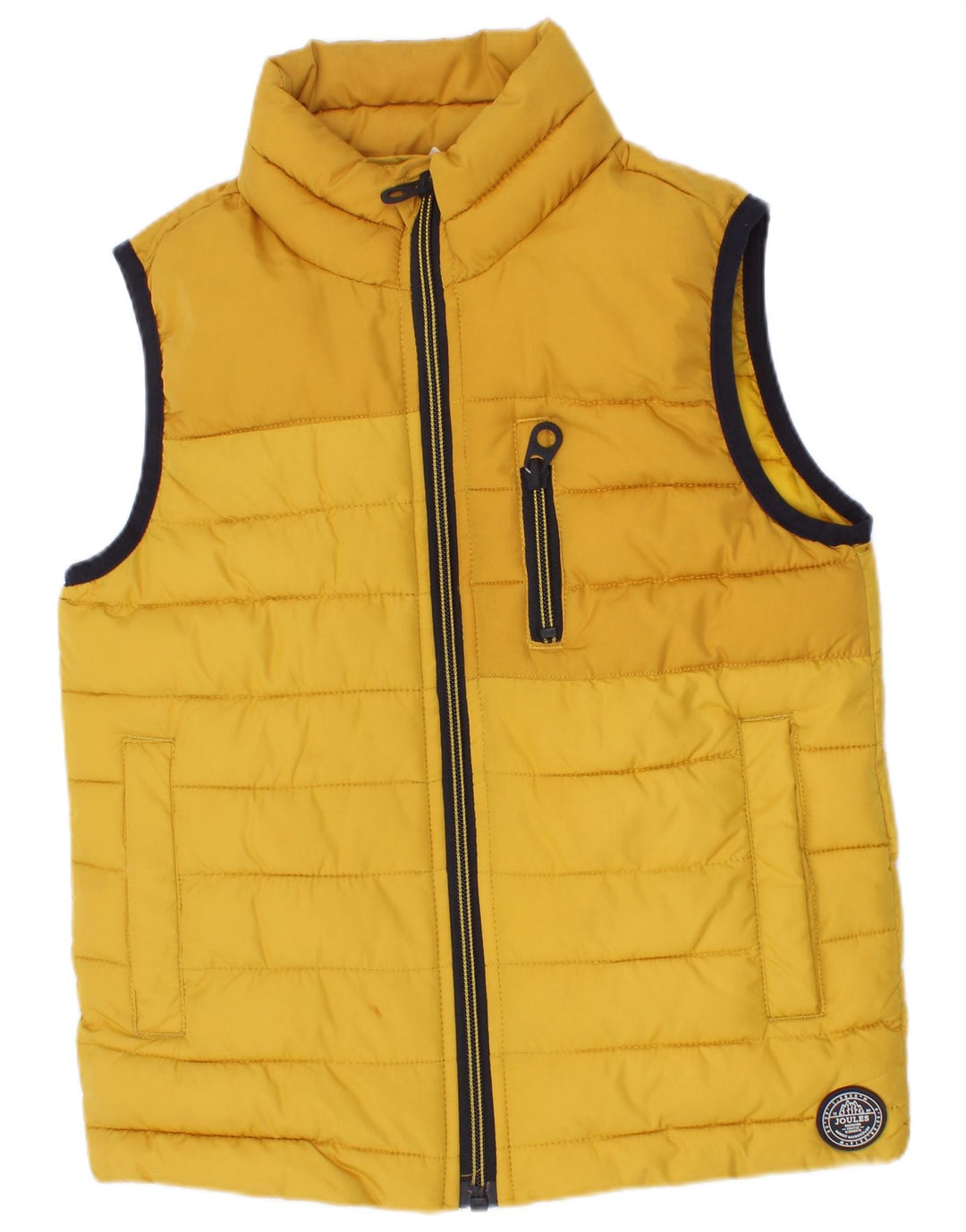 Joules Wattierte Weste für Mädchen, 4–5 Jahre, gelbes Polyester