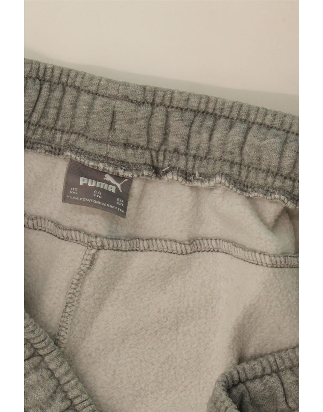 PUMA Herren Graphic Trainingshose Jogger 2XL Grau Baumwolle