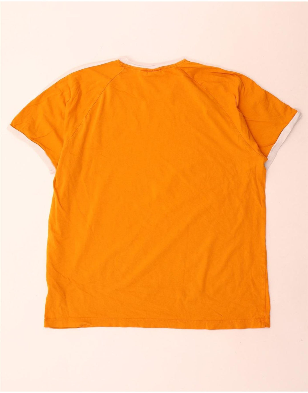 Adidas Herren T-Shirt Top 2XL Orange Baumwolle