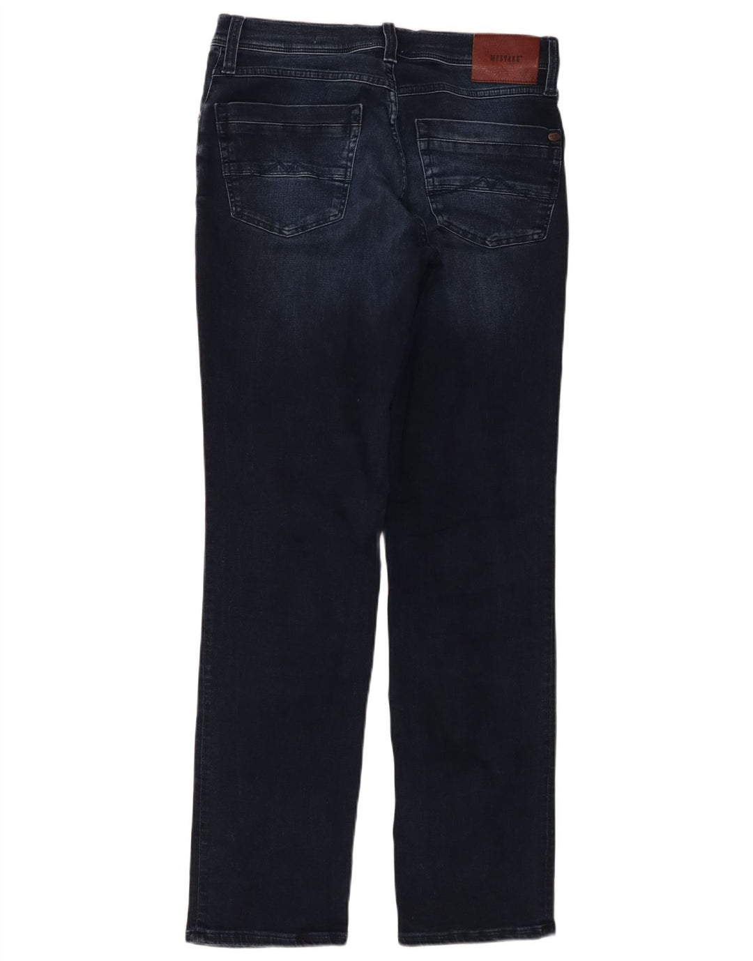 Mustang Herren Washington Slim Jeans W33 L34 Marineblaue Baumwolle