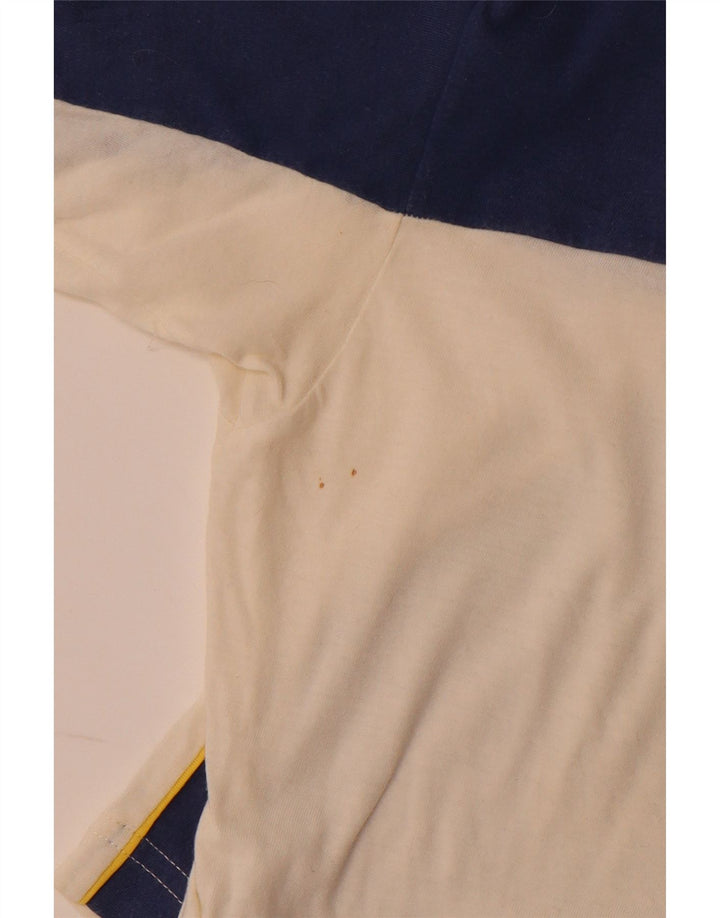 COLMAR Herren Grafik-T-Shirt-Oberteil, Mittelweiß, Colourblock-Baumwolle, Sport