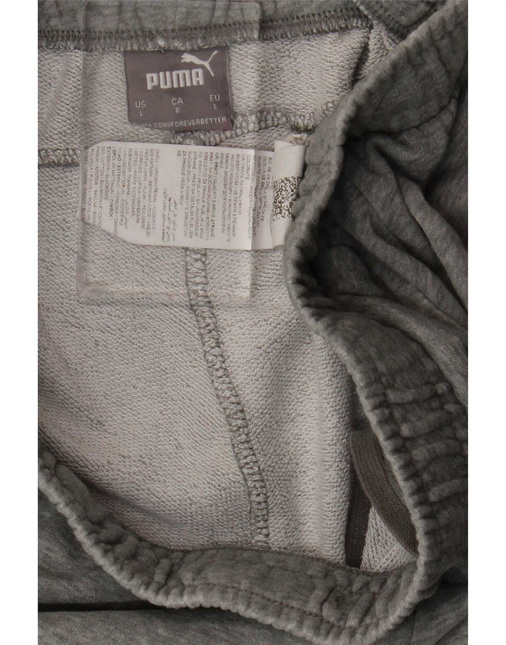 Puma Herren-Sportshorts, große, grau gefleckte Baumwolle