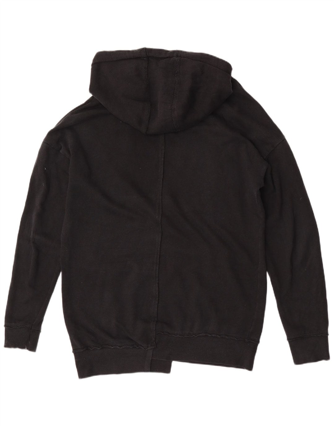 Zara Herren-Kapuzenpullover, groß, aus schwarzer Baumwolle