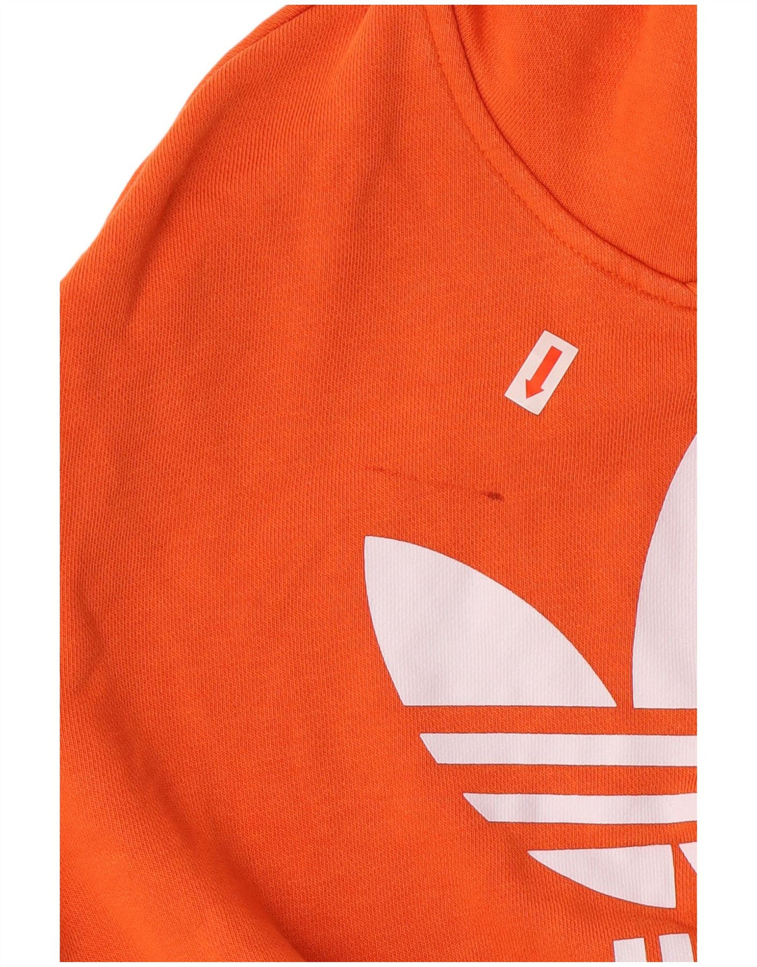 ADIDAS Kapuzenpullover mit Grafik für Jungen, 12–13 Jahre, orange Baumwolle