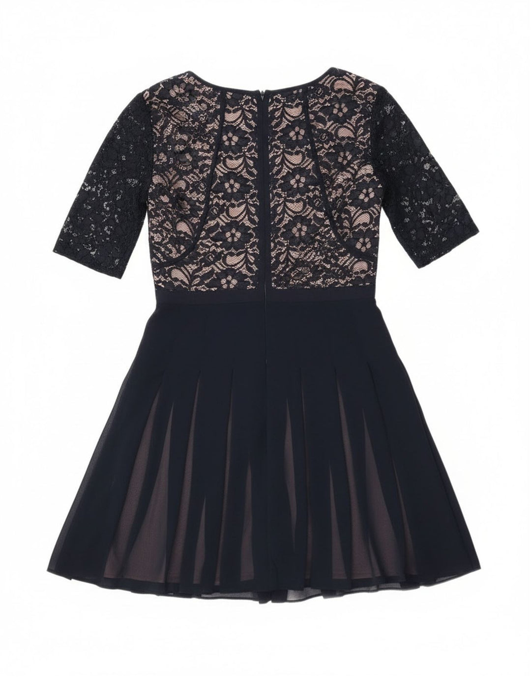 Coast Damen-Spitzenkleid in A-Linie, Größe S, Marineblau, Polyamid