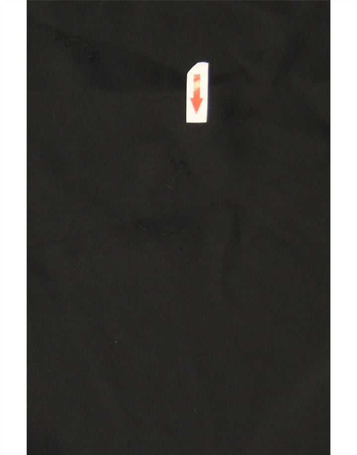 Marks & Spencer Damen A-Linienrock UK 14 Large W33 Schwarz Polyester